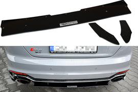 Maxton Design Diffusor Heck Ansatz passend für Heckschürze V.1 passend für AUDI RS5 COUPE MK2 (F5)