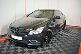 Maxton Design Seitenschweller Ansatz passend für Mercedes-Benz E-Klasse W207 Coupe AMG-Line schwarz Hochglanz