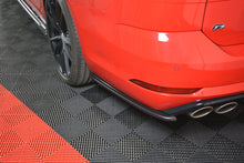 Laden Sie das Bild in den Galerie-Viewer, Maxton Design Heck Ansatz Flaps Diffusor passend für V.1 VW GOLF 7 R VARIANT FACELIFT  schwarz Hochglanz
