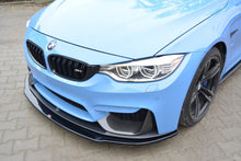 Laden Sie das Bild in den Galerie-Viewer, Maxton Design Front Ansatz passend für  BMW M4 F82 M-performance schwarz Hochglanz