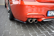 Laden Sie das Bild in den Galerie-Viewer, Maxton Design Heck Ansatz Flaps Diffusor passend für BMW M6 GRAN COUPE schwarz Hochglanz