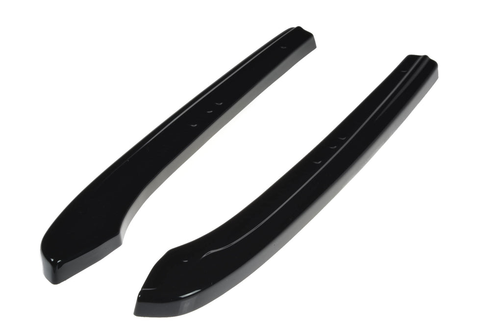 Maxton Design Heck Ansatz Flaps Diffusor passend für V.1 VW GOLF 7 R VARIANT FACELIFT  schwarz Hochglanz