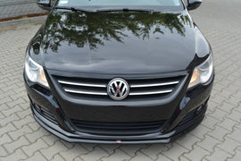 Maxton Design Front Ansatz passend für V.2 VW PASSAT CC STANDARD schwarz Hochglanz