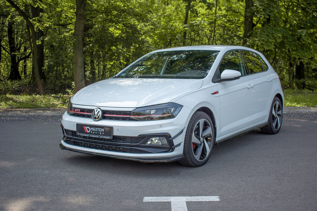 Maxton Design Front Ansatz passend für V.2 VW POLO MK6 GTI