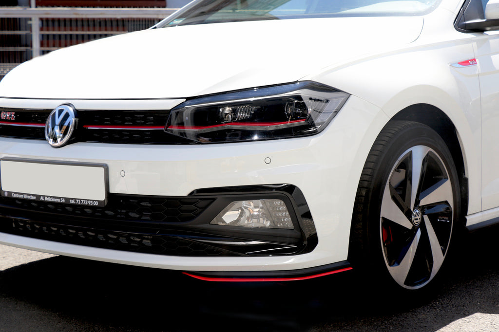 Maxton Design Front Ansatz passend für V.5 VW POLO MK6 GTI