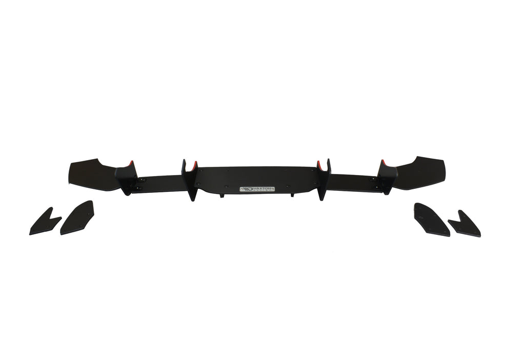 Maxton Design Diffusor Heck Ansatz passend für Heckschürze V.2 passend für FORD FIESTA MK7 ST FL