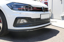 Laden Sie das Bild in den Galerie-Viewer, Maxton Design Front Ansatz passend für V.1 VW POLO MK6 GTI schwarz Hochglanz