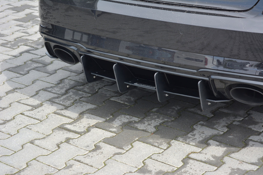 Maxton Design Diffusor Heck Ansatz passend für Heckschürze V.1 passend für AUDI RS3 8V FL SPORTBACK