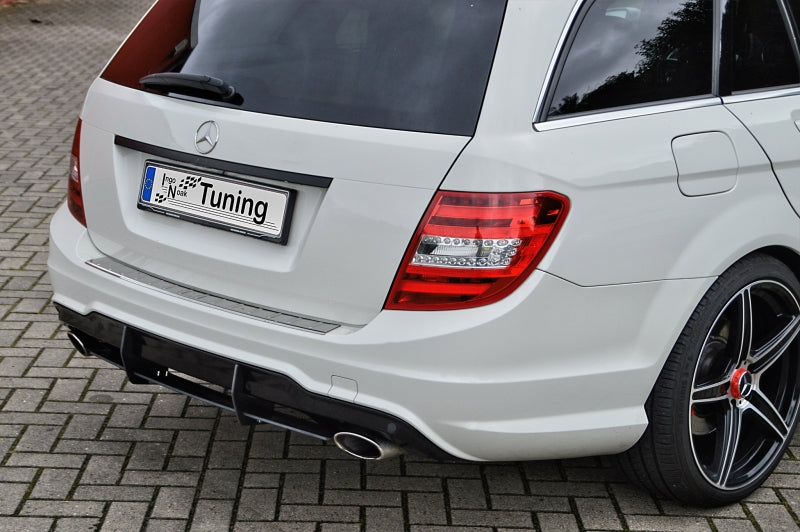 Ingo Noak Gefräßter Heckansatz  mit Finnen, C Klasse T-Modell für Mercedes Benz C-Klasse, W204/ S204/ C204 AMG-Line