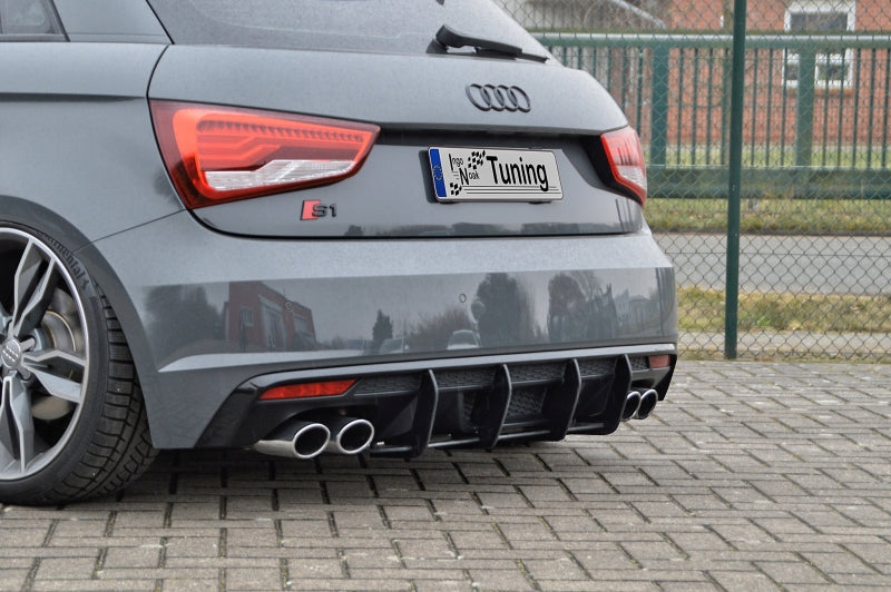 Ingo Noak Gefräßter Heckansatz  mit Finnen für Audi S1 (8X) + Sportback
