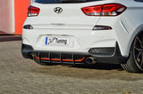 Ingo Noak Gefräßter Heckansatz  mit Finnen für Hyundai i30N + N-Performance ( PDE)