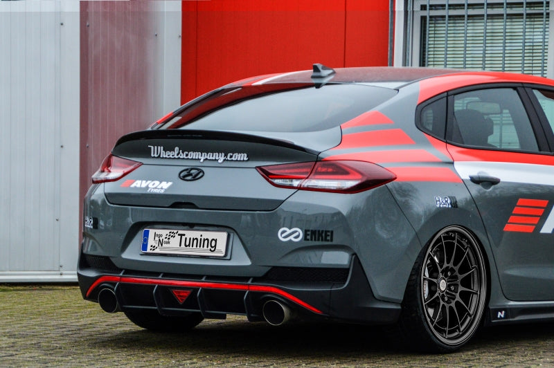 Ingo Noak Gefräßter Heckansatz  mit Finnen für Hyundai i30 Fastback N