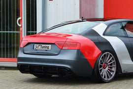 Ingo Noak Gefräßter Heckansatz  mit Finnen für Audi A5 / B8 Sport Edition Plus