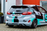 Ingo Noak Gefräßter Racing Heckansatz  mit Finnen und integrierten Flaps für Ford Fiesta ST, MK8, JHH
