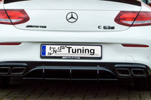 Laden Sie das Bild in den Galerie-Viewer, Ingo Noak Heckansatz mit gefräßten Finnen für für Mercedes Benz C63 AMG, C205+A205 , Coupe/ Cabrio