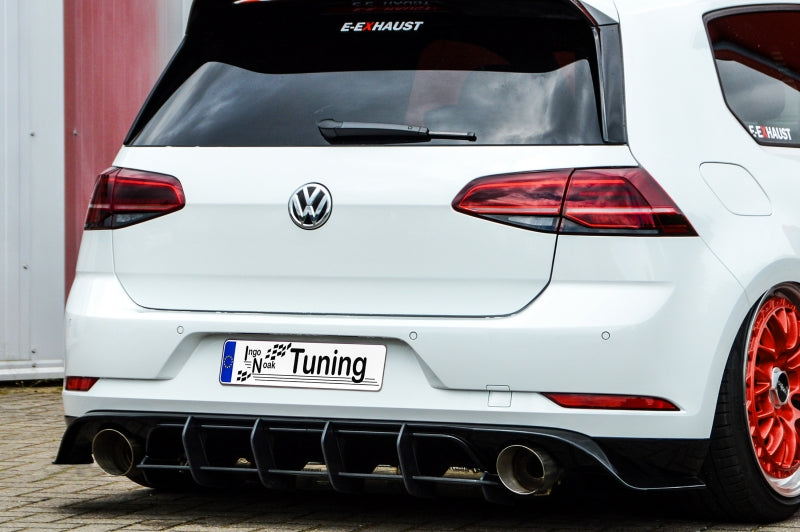 Ingo Noak Gefräßter Heckansatz  mit Finnen für VW Golf 7 GTI TCR