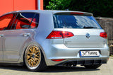 Ingo Noak Gefräßter Heckansatz in perfekter Race Track Optik mit Finnen aus ABS für VW Golf, VII