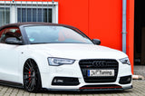 Ingo Noak Cup Frontspoilerlippe aus ABS mit Seitlichem Wing für Audi A5, 8T