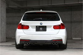 3DDesign Carbon Diffusor für BMW 3er F30 F31 mit M-Paket für Duplex AGA (335i, AH3)