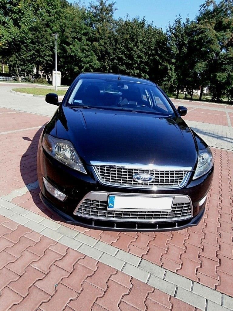 Maxton Design Front Ansatz passend für FORD MONDEO MK4 vor Facelift schwarz Hochglanz