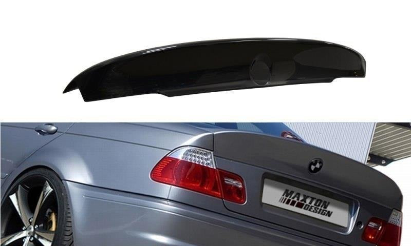 Maxton Design Heckspoiler Kofferraum Spoiler passend für BMW 3er E46 - LIMOUSINE