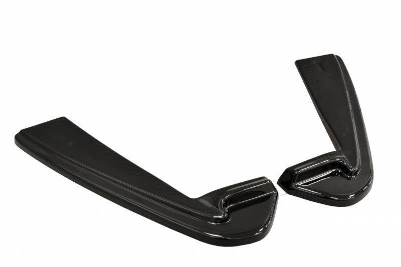 Maxton Design Heck Ansatz Flaps Diffusor passend für passend für Ford Mustang GT Mk6  schwarz Hochglanz
