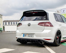 Laden Sie das Bild in den Galerie-Viewer, Maxton Design Diffusor Heck Ansatz passend für VW GOLF Mk7 GTI CLUBSPORT schwarz Hochglanz