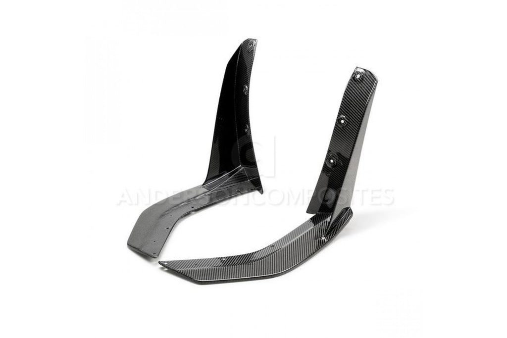 Anderson Composites Carbon erweiterte Frontsplitter für Ford Shelby Gt500 2020 Style GT500