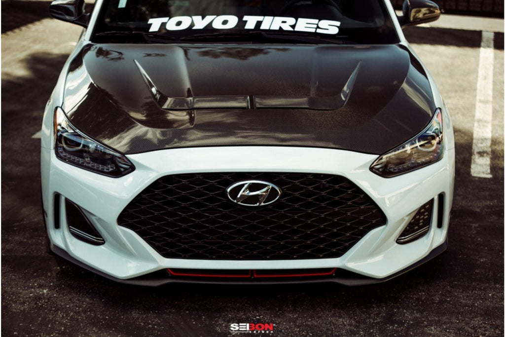 Seibon Carbon Motorhaube für Hyundai Veloster 2019 Style VT