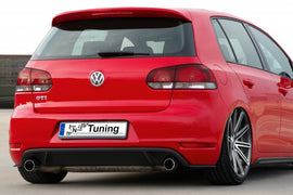 Ingo Noak Heckansatz Heckdiffusor Seitenteile , flache Ausführung für Seriendiffusor für VW Golf 6, Edition 35, Typ.1K