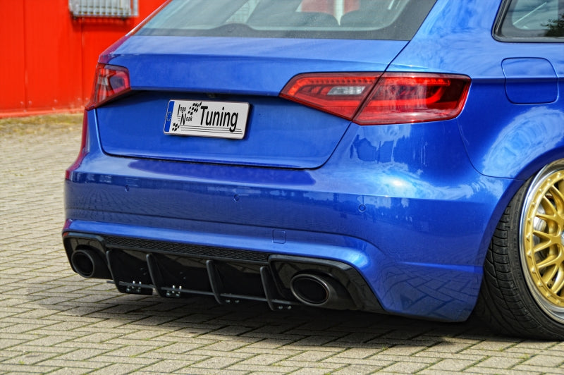 Ingo Noak Gefräßter Heckansatz  mit Finnen für Audi RS3, 8VA