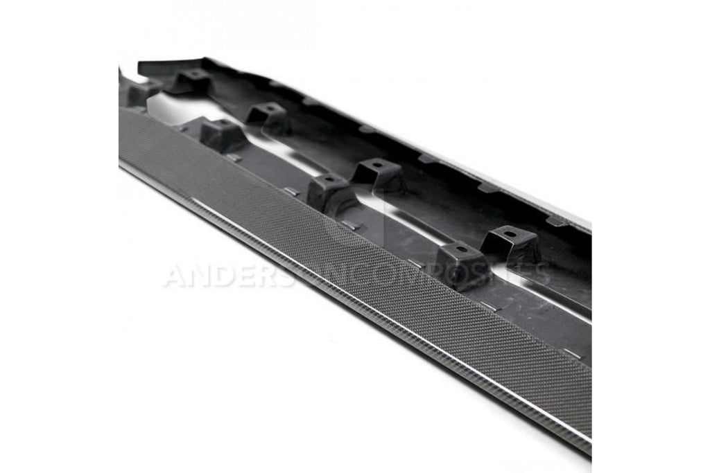 Anderson Composites Carbon Seitenschweller Splitter für Mustang Shelby GT350 und GT350R 2015-2018