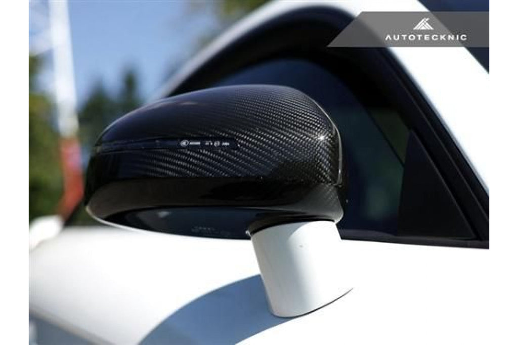 AutoTecknic Ersatz Carbon Spiegelkappen für Audi 8J MK2 TT/TTS 2007-2014 | R8 2007-2012 ohne Side Assist