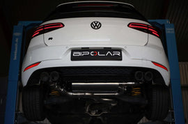 Grail Abgasanlage Golf 7 R FL  an HJS DJHA (non OPF)