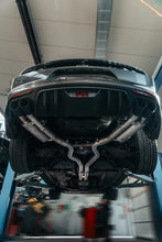 Laden Sie das Bild in den Galerie-Viewer, Grail Abgasanlage Ford Mustang Gen. 6 VFL/FL 5.0 (4-Rohr) - H-Pipe mit MSD  2015-2017 (VFL) US Cabrio ohne Heckdiffusor