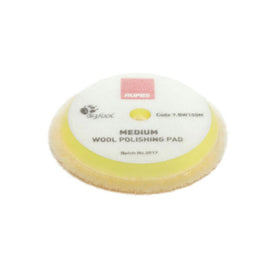 Rupes BigFoot Woll-Polierpad Medium Ø130-145mm gelb