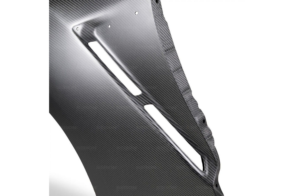 Seibon Carbon Kotflügel für Nissan Skyline R35 GT-R 2009 - 2010 Trockencarbon OE-Style